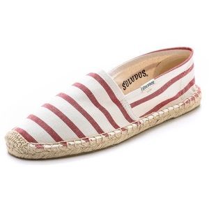 Classic Red Striped Soludos Espadrilles